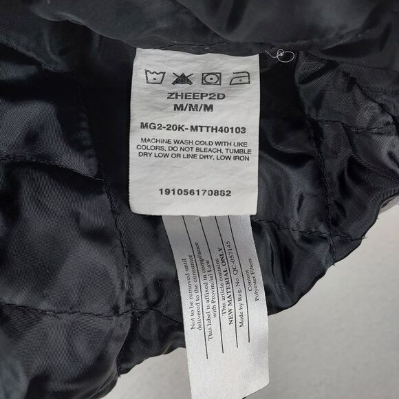 Wrangler Authentics Men’s Quilted Hooded Flannel Shirt Jacket Gray Plaid, Medium - Picture 12 of 14